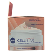 NIVEA CELLULAR EXPERT LIFT Crema Giorno Anti-età Multidimensionale SPF 30 50 ml, Crema viso giorno con Bakuchiol Puro e 2 tipi di Acido Ialuronico, Crema antirughe giorno