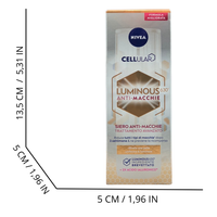 NIVEA Luminous630 Siero Viso Anti-Macchie Trattamento Avanzato 30 ml, Siero antimacchia viso per una pelle luminosa, Siero viso Acido Ialuronico e Thiamidol brevettato per tutti i tipi di macchie