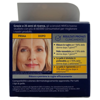 NIVEA Q10 Anti-Rughe Power Crema Notte Extra Rigenerante 50 ml, Crema notte viso antirughe idratante con Coenzima Q10, Creatina e Glycostop, Skincare ad assorbimento rapido per tutti i tipi di pelle