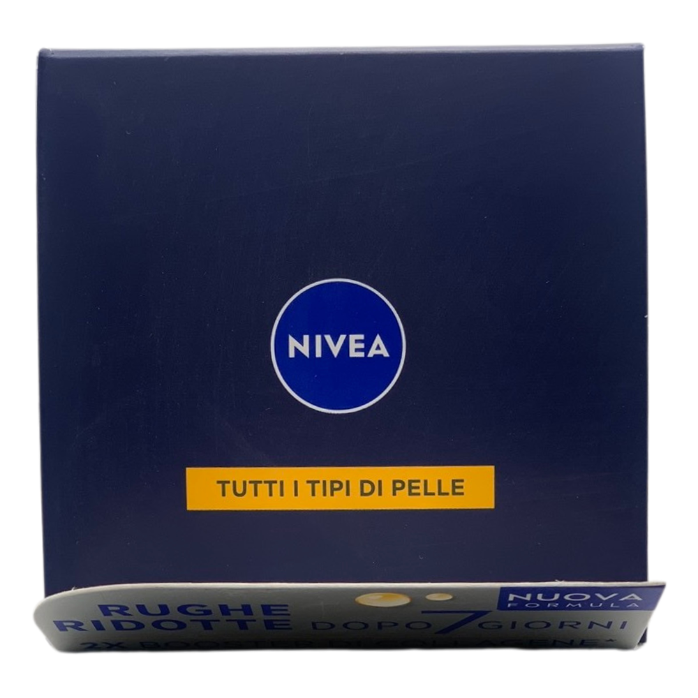 NIVEA Q10 Anti-Rughe Power Crema Notte Extra Rigenerante 50 ml, Crema notte viso antirughe idratante con Coenzima Q10, Creatina e Glycostop, Skincare ad assorbimento rapido per tutti i tipi di pelle