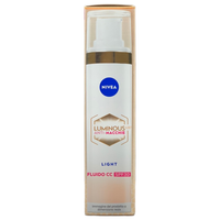 NIVEA Luminous630 Fluido CC Cream SPF 30 3-in-1 Light 40 ml, Crema colorata viso con pigmenti incapsulati e tripla azione anti-macchie, Crema antimacchie viso con Acido Ialuronico e Thiamidol