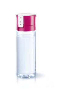 Brita Fill&Go Bottle Filtr Pink Bottiglia per filtrare l'acqua Rosa, Trasparente