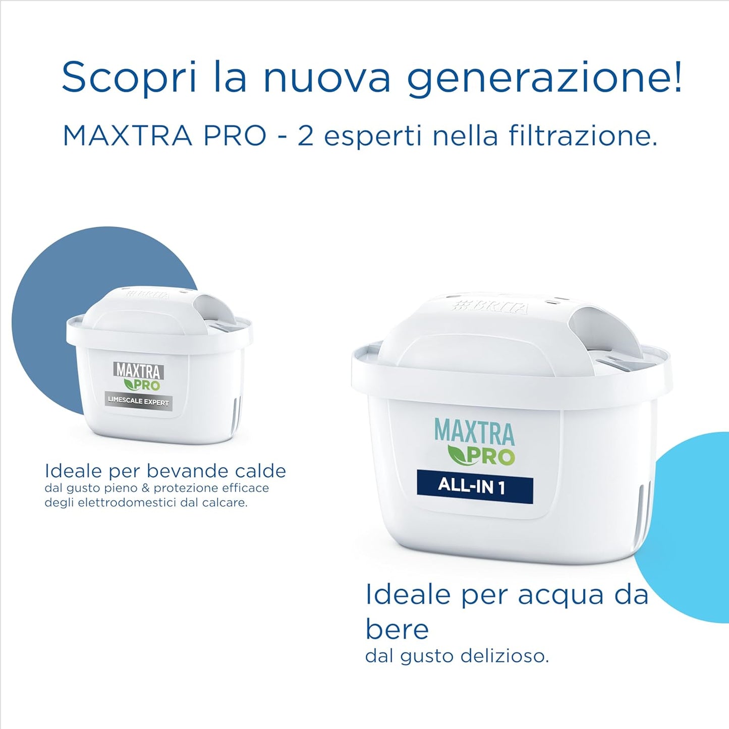 Brita Filtro Acqua Rubinetto MAXTRA PRO All-in-1 Confezione da 12 Filtri - Riduce Cloro, Calcare e PFAS, Compatibile con Caraffa Acqua Filtrante Brita