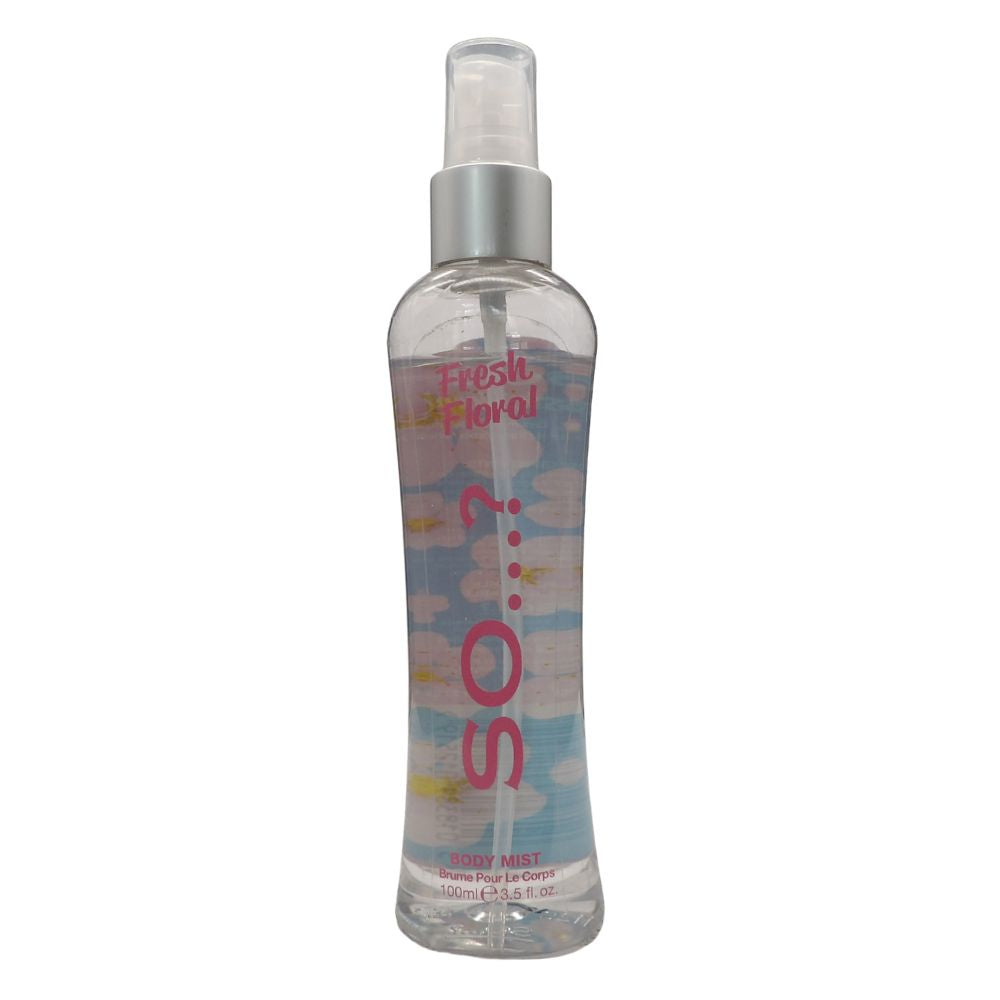 SO...? Womens Fresh Floral Body Mist Fragrance Spray 100 ml