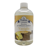 LA BRIANTINA Ricarica Per Diffusore Catalitico, Profumazioni Di Qualità Adatte a Qualunque Lampada Catalitica 500ml (VANIGLIA)