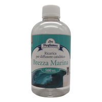 LA BRIANTINA Ricarica Per Diffusore Catalitico, Profumazioni Di Qualità Adatte a Qualunque Lampada Catalitica 500ml (BREZZA MARINA)
