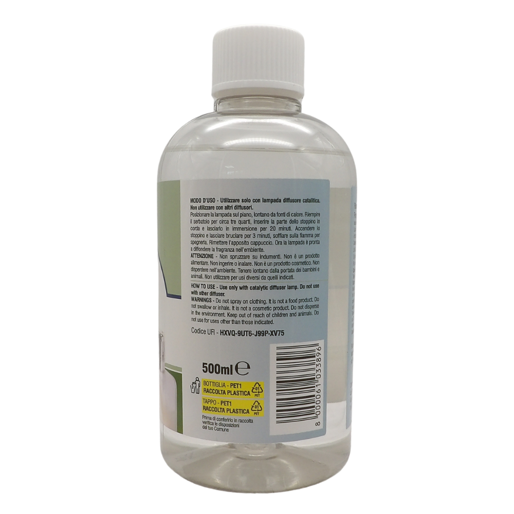 LA BRIANTINA Ricarica Per Diffusore Catalitico, Profumazioni Di Qualità Adatte a Qualunque Lampada Catalitica 500ml (MUGHETTO)