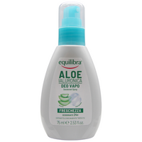 EQUILIBRA Deo-Vapo ALOE IALURONICA, Antiodorante Freschezza Spray. Senza Alcol, Gas, Parabeni, Sls e Sles. Adatto a Pelli Sensibile 75ml