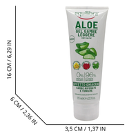 EQUILIBRA Corpo, Aloe Gambe Leggere Gel, Gel Fresco a Base di Aloe Vera e Aloe 3+, Effetto Ghiaccio, Favorisce Circolazione Gambe Con Stress del Microcircolo, Dona Sollievo e Benessere, 125 ml