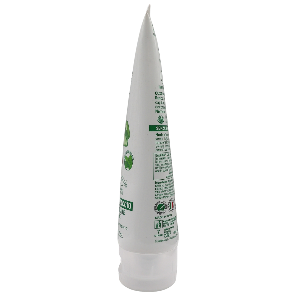 EQUILIBRA Corpo, Aloe Gambe Leggere Gel, Gel Fresco a Base di Aloe Vera e Aloe 3+, Effetto Ghiaccio, Favorisce Circolazione Gambe Con Stress del Microcircolo, Dona Sollievo e Benessere, 125 ml