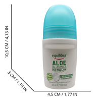 EQUILIBRA Deo-Roll On ALOE IALURONICA, Deodorante FRESCO. Con Aloe Vera e Acido Ialuronico. Adatto Per Pelli Sensibili