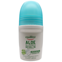 EQUILIBRA Deo-Roll On ALOE IALURONICA, Deodorante FRESCO. Con Aloe Vera e Acido Ialuronico. Adatto Per Pelli Sensibili