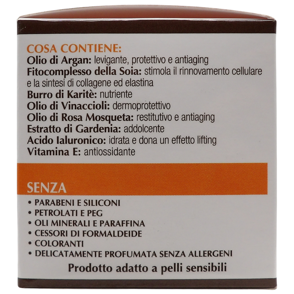 EQUILIBRA Argan Crema Viso Anti-Rughe, 50 ml