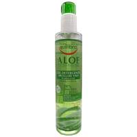 EQUILIBRA  Viso, Aloe Gel Detergente Micellare Viso, Gel Detergente Viso a Base di Aloe Vera per Pelli Sensibili, Struccante, Rimuove Residui di Make-up e Impurità, Idratante e Tonificante, 200