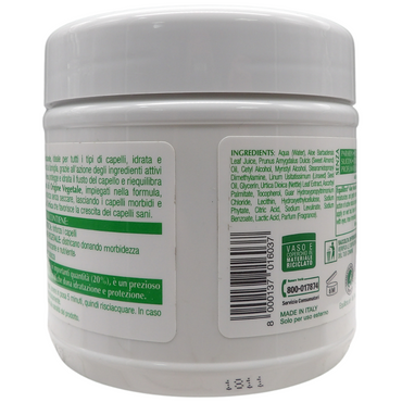 EQUILIBRA Aloe Maschera Idratante per tutti i tipi di capelli, 250 ml