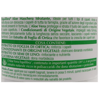 EQUILIBRA Aloe Maschera Idratante per tutti i tipi di capelli, 250 ml