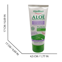 EQUILIBRA Dermo-Gel IALURONICO Idratante e Lenitivo, Con 97% Di Aloe Vera e Acido Ialuronico. Senza Petrolati e Profumazione Aggiunta 150ml