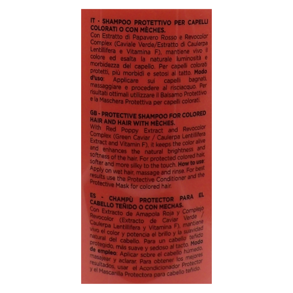 DIKSON Shampoo COLOR PLUS Protettivo, Per Capelli Colorati o Con Mèches. Con Estratto Di Papavero e Revocolor Complex. Con Tappo Dosatore 500ml