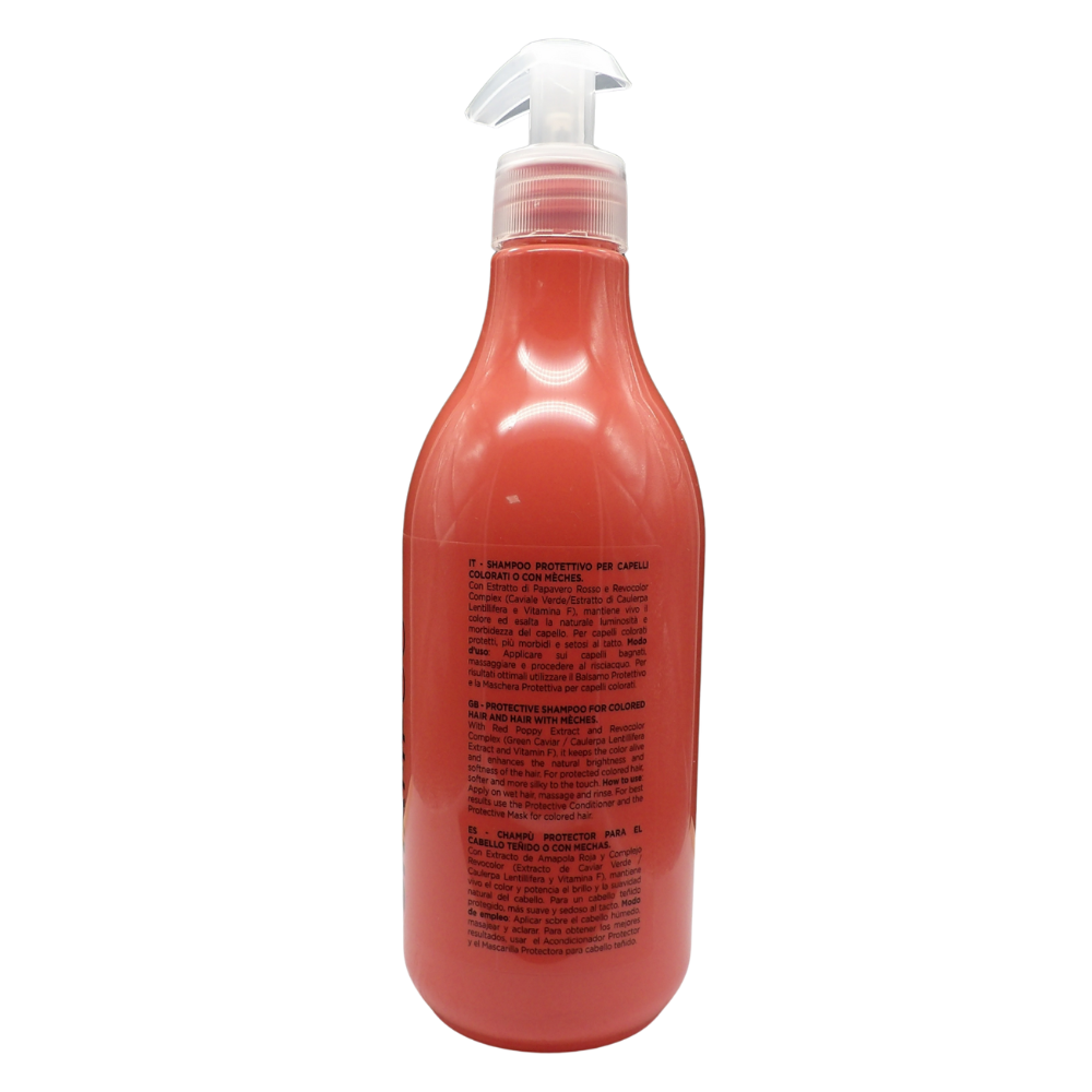 DIKSON Shampoo COLOR PLUS Protettivo, Per Capelli Colorati o Con Mèches. Con Estratto Di Papavero e Revocolor Complex. Con Tappo Dosatore 500ml