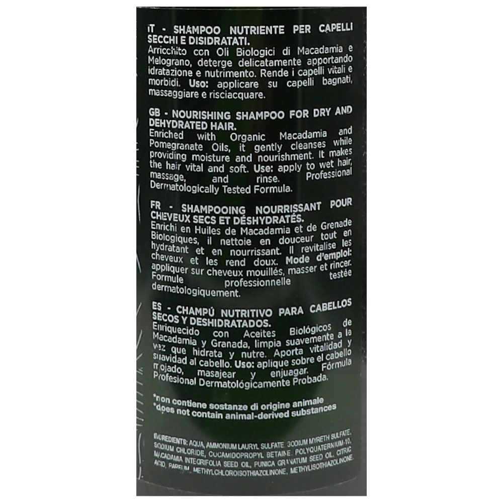 DIKSON Shampoo DISCIPLINANTE, OLIVE, Per Capelli Crespi e Indisciplinati. Con Olio Biologico Di Oliva & Burro Di Karitè Biologico. No SLS/SLES, Coloranti Artificiali e Siliconi 500ml
