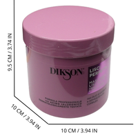 DIKSON Maschera Lisciante Per Capelli Crespi e Indisciplinati -LISCI PERFETTI- Con Olio Di Camelia e Advanced Liss Complex. Formula Professionale Con Acido Ialuronico 500ml