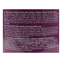 DIKSON Maschera ANTIGIALLO, Tonalizzante, Per Capelli Biondi, Grigi e Decolorati. Con Micropigmenti Viola e Proteine Del Grano. Formula Professionale Con Acido Ialuronico 500ml