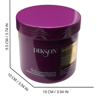 DIKSON Maschera ANTIGIALLO, Tonalizzante, Per Capelli Biondi, Grigi e Decolorati. Con Micropigmenti Viola e Proteine Del Grano. Formula Professionale Con Acido Ialuronico 500ml