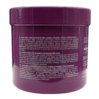 DIKSON Maschera ANTIGIALLO, Tonalizzante, Per Capelli Biondi, Grigi e Decolorati. Con Micropigmenti Viola e Proteine Del Grano. Formula Professionale Con Acido Ialuronico 500ml