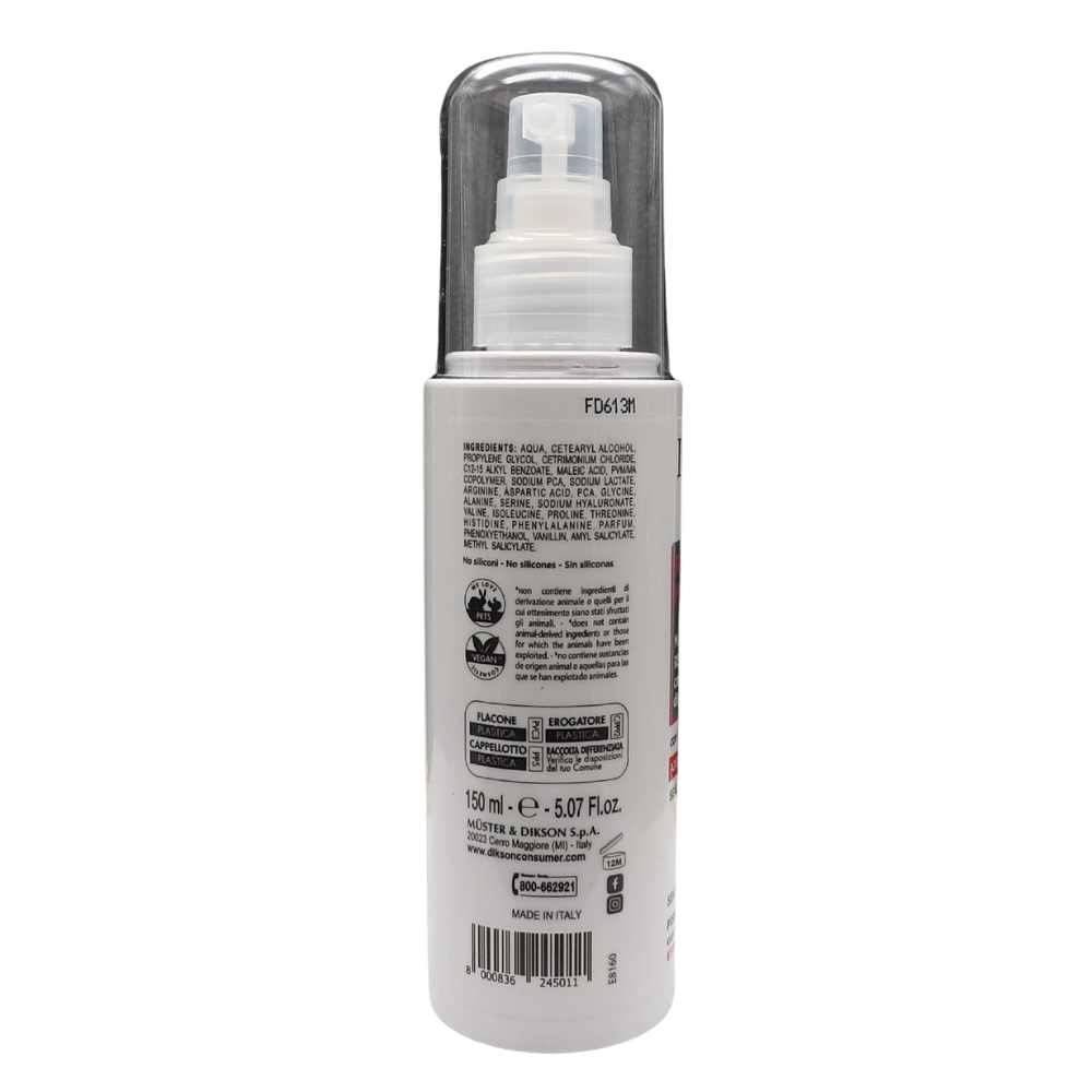 DIKSON Maschera Spray Ristrutturante Istantanea REPAIR PLEX 3, Con Repair Complex. Per Capelli Danneggiati, Disidratati e Trattati. Formula Professionale Con Acido Ialuronico 150ml