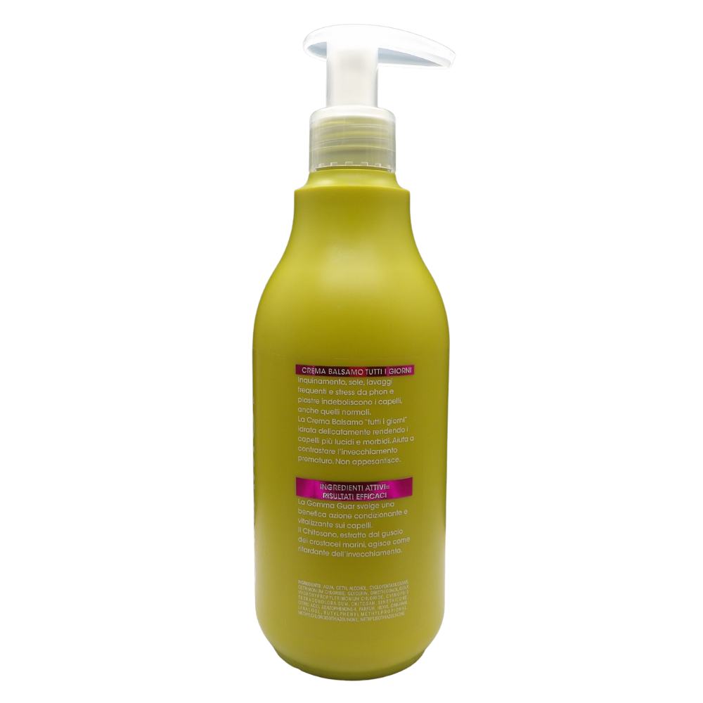 DIKSON Balsamo TUTTI I GIORNI, Per Capelli Normali. Con Gomma Guar e Chitosano. Con Tappo Dostore 500ml