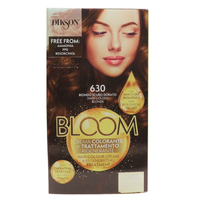 DIKSON Crema Colorante Per Capelli Con Trattamento Rigenerante BLOOM 630 BIONDO SCURO DORATO, Con Mix Di Oli Biologici e Cheratina Vegetale, Senza Ammoniaca