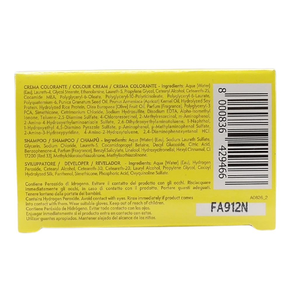 DIKSON Crema Colorante Per Capelli Con Trattamento Rigenerante BLOOM 630 BIONDO SCURO DORATO, Con Mix Di Oli Biologici e Cheratina Vegetale, Senza Ammoniaca