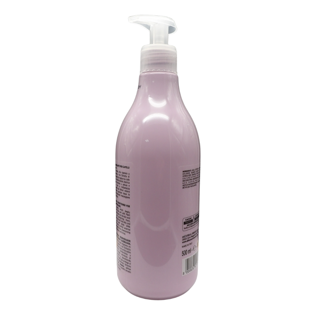 DIKSON Balsamo RIGENERANTE Cheratina, Capelli Trattati e Sfibrati. Con Cheratina e Cellule Staminali Vegetali. Formula Professionale Con acido Ialuronico 500ml