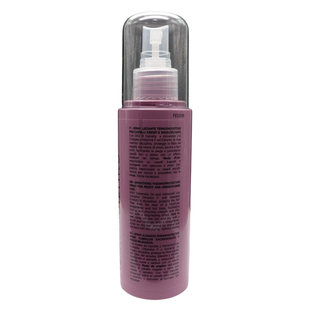 DIKSON Spray Lisciante TERMOPROTETTIVO -LISCI PERFETTI- Per Capelli Crespi e Indisciplinati. Con Olio Di Camelia e Advanced Liss Complex. Formula Professionale Con Acido Ialuronico 150ml
