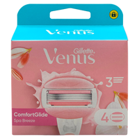 VENUS Gillette Venus ComfortGlide Spa Breeze Lamette Di Ricambio, 4 Lamette Di Ricambio, Manico Ergonomico E Supporto Per Doccia