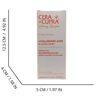 CERA DI CUPRA, Hydra Serum - Siero Acido Ialuronico e Miele di Acacia, Rimpolpa e Risveglia nell'Immediato la Luminosità del Viso, Dermatologicamente Testato, 30 ml