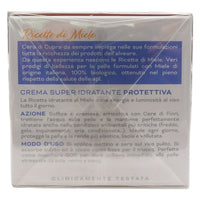 CERA DI CUPRA, Crema Super Idratante PROTETTIVA, Con Miele Di Acacia, Un Vero Nettare Di Bellezza. Per Pelli Normali 50ml