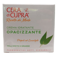 CERA DI CUPRA, Crema Idratante OPACIZZANTE Per Pelli Miste o Grasse. Con Propoli Ed Eucalipto, Note Per Le Proprietà Antibatteriche e Riequilibranti, Idrata e Purifica 50ml