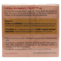 CERA DI CUPRA, Crema Viso NUTRIENTE PROTETTIVA Con Estratto Di Miele e Acido Ialuronico, Per Pelli Secche. Riduce La Secchezza e Aiuta a Mantenere Il Corretto Stato Di Idratazione 50ml