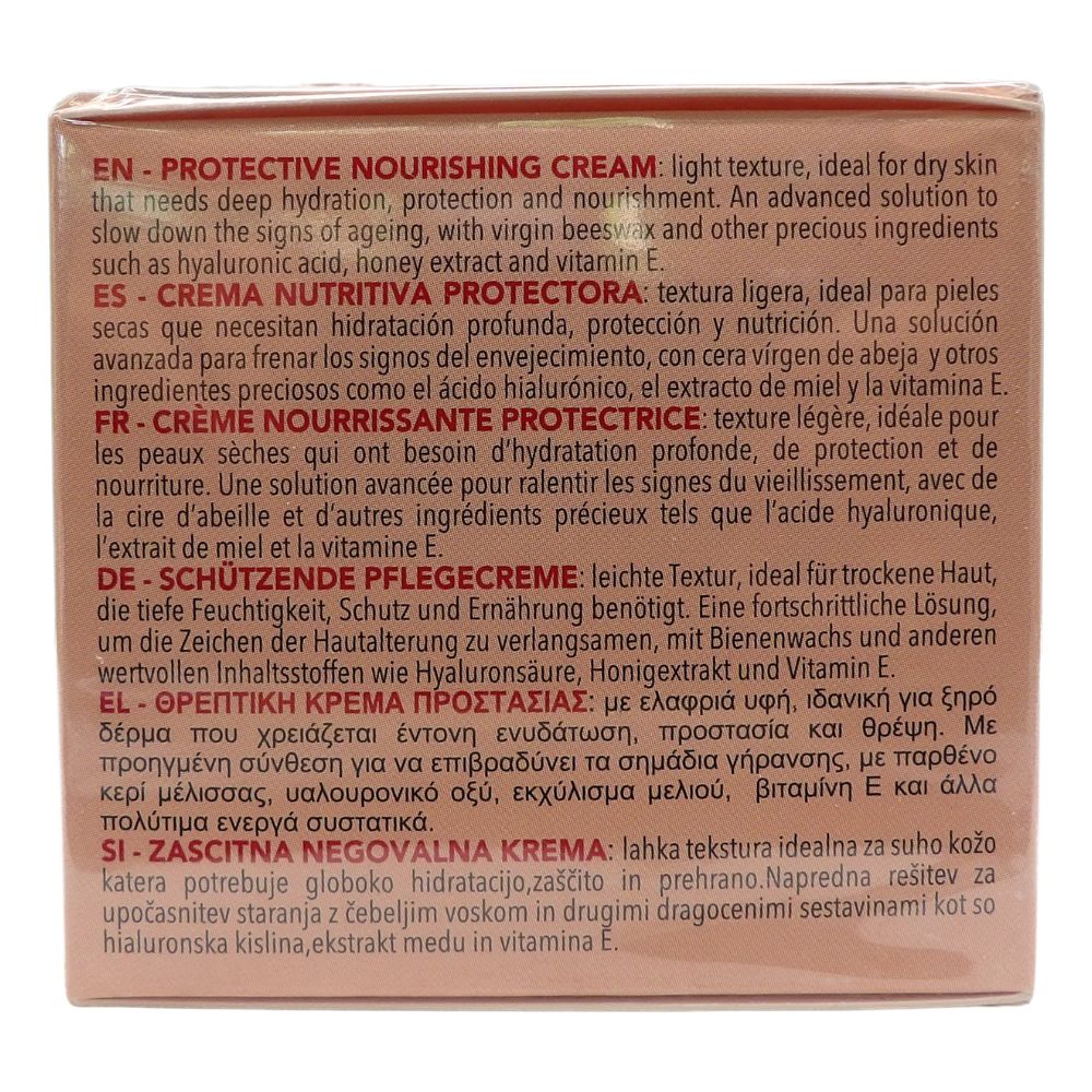 CERA DI CUPRA, Crema Viso NUTRIENTE PROTETTIVA Con Estratto Di Miele e Acido Ialuronico, Per Pelli Secche. Riduce La Secchezza e Aiuta a Mantenere Il Corretto Stato Di Idratazione 50ml