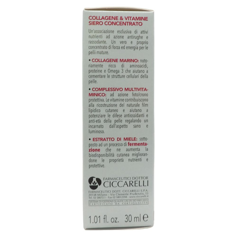 CERA DI CUPRA, Lifting Serum – Siero Collagene e Gelatina Reale, Rassoda la Pelle e Distende le Rughe di Viso e Collo, Dermatologicamente Testato, 30 ml