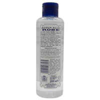 Acqua alle Rose Acqua Micellare Struccante, Detergente Viso Pelli Normali per Viso, Occhi e Labbra, Ingredienti di Origine Naturale, Senza Risciacquo, Senza Parabeni e Saponi, 200 ml