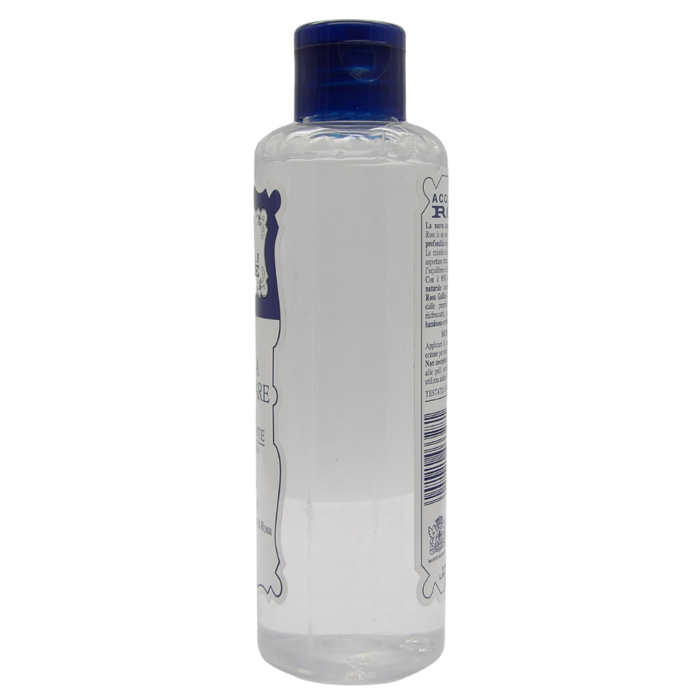 Acqua alle Rose Acqua Micellare Struccante, Detergente Viso Pelli Normali per Viso, Occhi e Labbra, Ingredienti di Origine Naturale, Senza Risciacquo, Senza Parabeni e Saponi, 200 ml