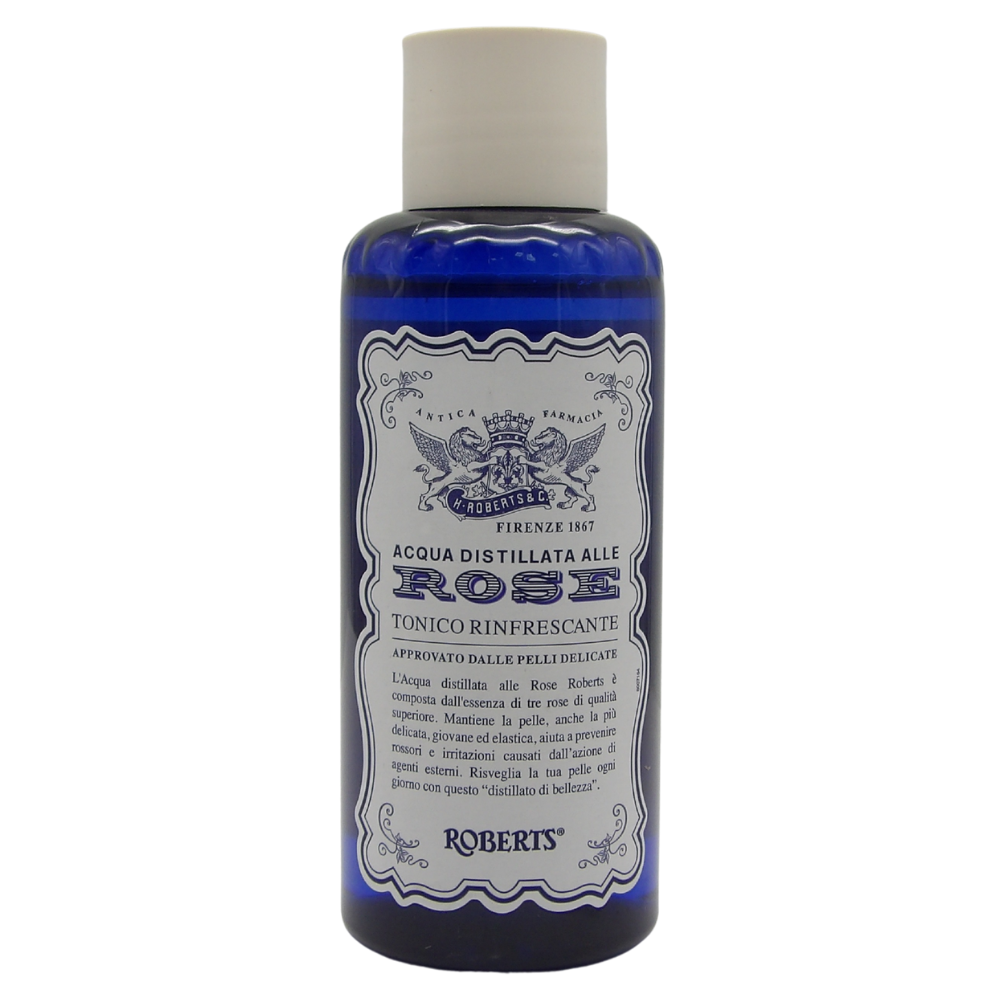 Tonico Rinfrescante Acqua Distillata Alle Rose, La Sua Formula Aiuta a Prevenire i Rossori e Le Irritazioni Causati Da Agenti Esterni 100ml