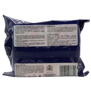 Salviettine Micellari Struccanti Viso & Occhi SENSITIVE, Ottimi per Pelli Sensibili, Anti Arrossamento (Confezione Da 20 Salviette)