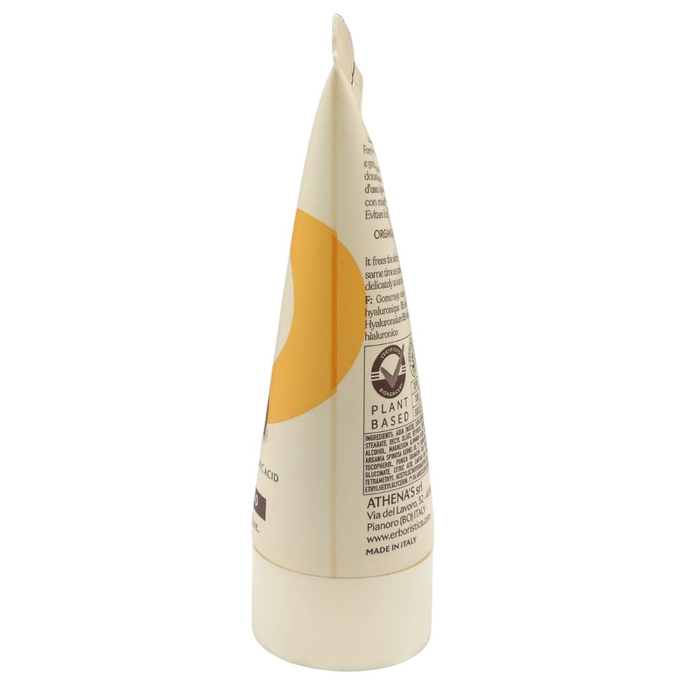 L'ERBORISTICA Athena's, Scrub Viso LEVIGANTE IDRATANTE Con Olio Di Argan Biologico e Acido Ialuronico. Il 98% Degli Ingredienti Sono Di Origine Naturale, 0% Olii Minerali, Siliconi e Coloranti 75ml
