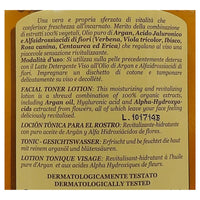L'ERBORISTICA di Athena's - Lozione tonica viso all'olio di argan e alfaidrossiacidi dei fiori 200 ml