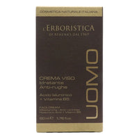 L'ERBORISTICA di Athena's, Crema Viso IDRATANTE ANTI-RUGHE, Con Acido Ialuronico e Vitamina B5. Dona Alla Pelle Del Viso Un Aspetto Tonico, Riposato e Rivitalizzato 50ml