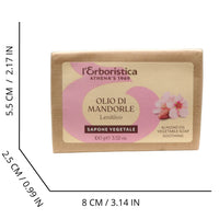 L'ERBORISTICA di Athena's, Saponetta Vegetale OLIO DI MANDORLE Lenitivo 100g