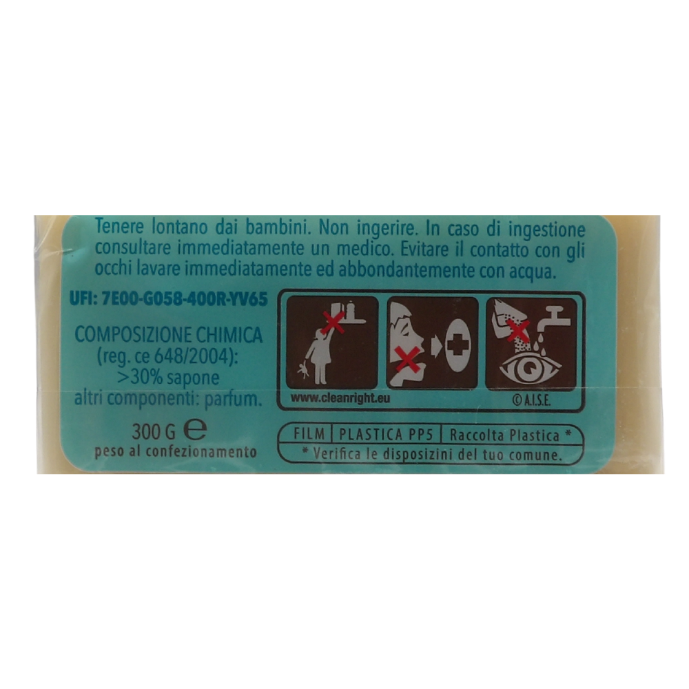 SAPONIFICIO VENEZIANO Sapone Solido Bucato a Mano MARSIGLIA Ecologico Con OLIO ESSENZIALE DI LAVANDA. Ideale Per Pretrattare, Rimuovere Le Macchie Rispettando Colori e Tessuti 300g